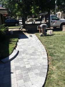 interlock with grass